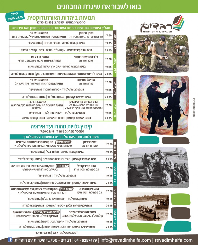 אינטרנט סמסטר מבחנים קיץ 2015